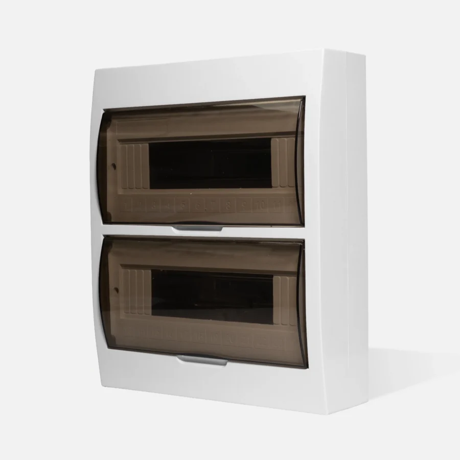 24 Pole Surface Lockable Distribution Board