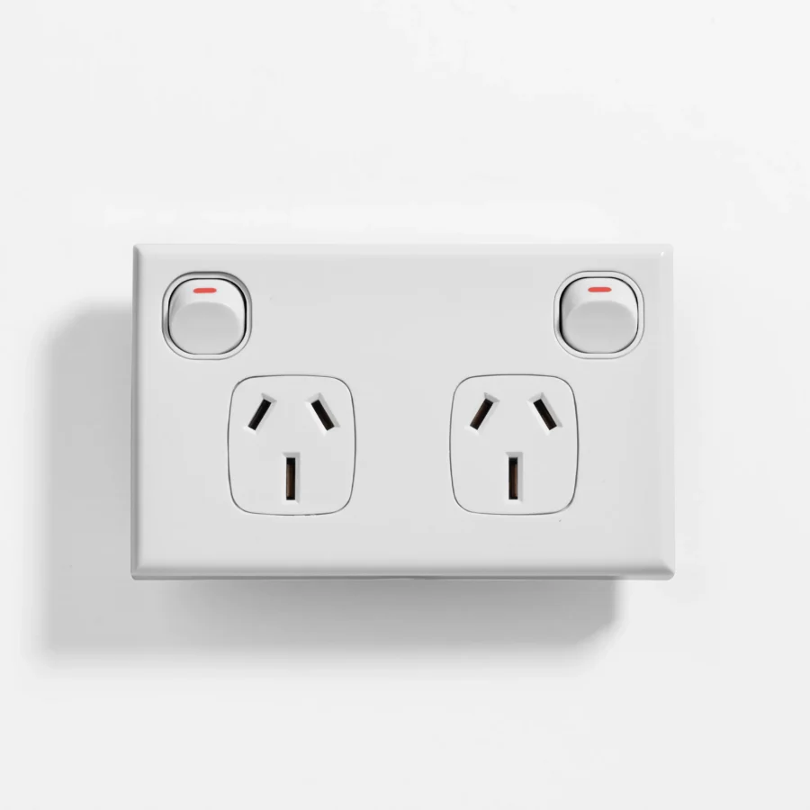 Standard 15Amp double power point