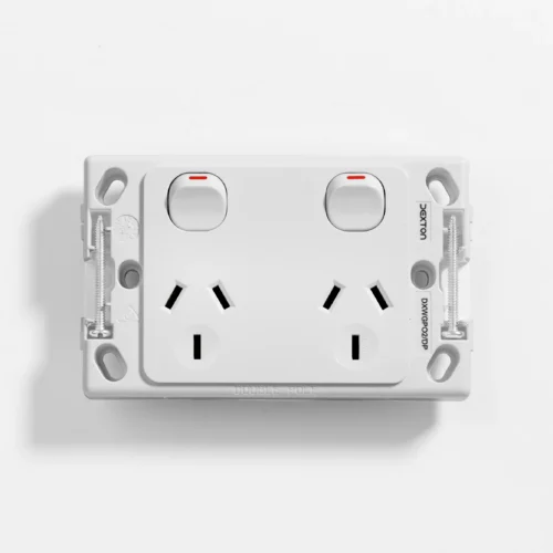 Standard double pole, double power point 10A - Image 2