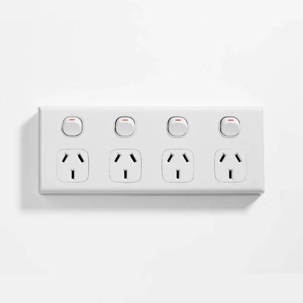 Standard four gang power point