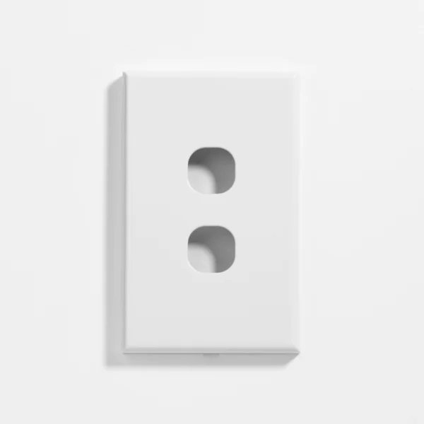 Standard 2 gang cover & plate only