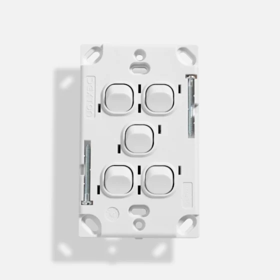 Standard five gang switch vertical - Image 2
