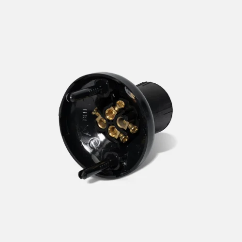 Black batten holder with plug - Image 1