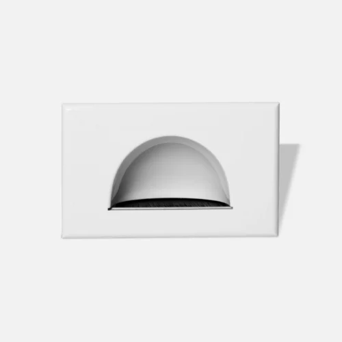 Wall plate bull nose reverse white - Image 1