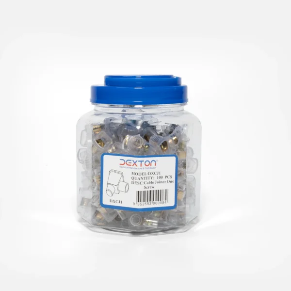 Cable joiner one screw per jar
