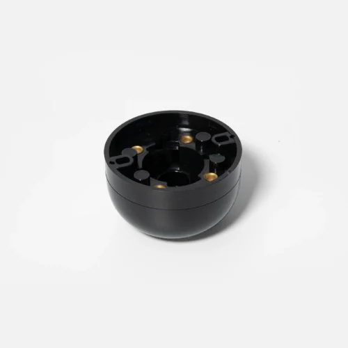 Black ceiling Rose with 4 terminals - Image 3