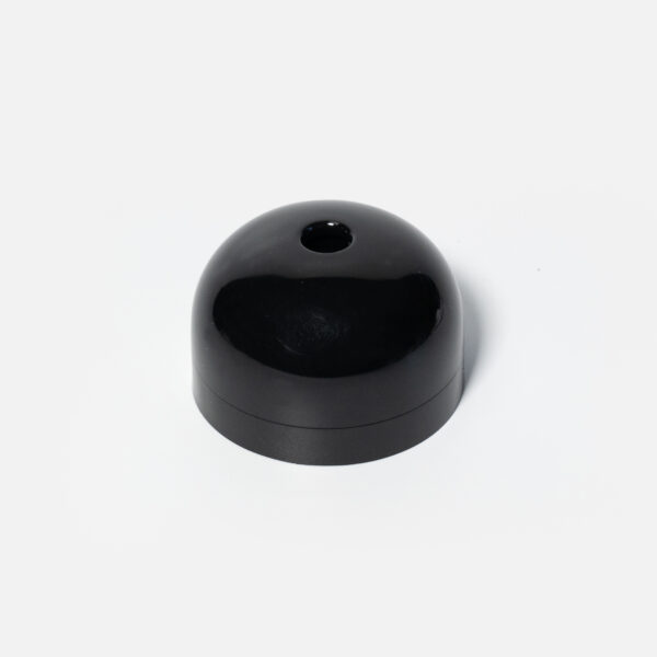 Black ceiling Rose with 4 terminals