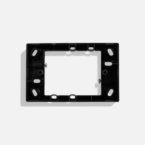 Black shallow mounting block 18mm - Image 2