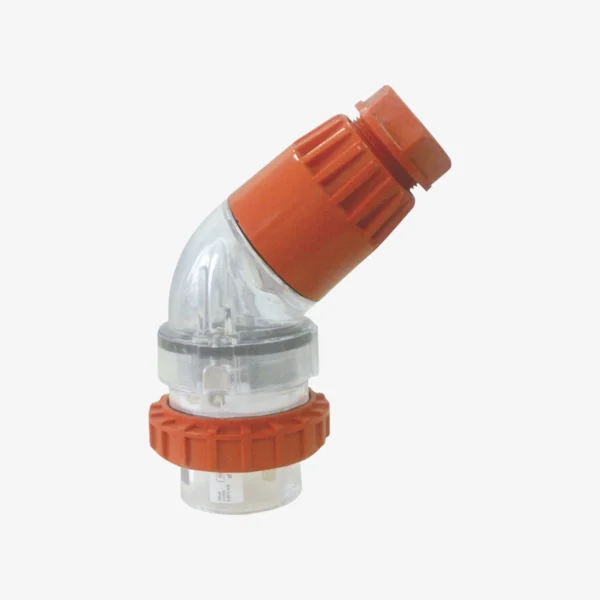 Angled plug 20A 5 round pins