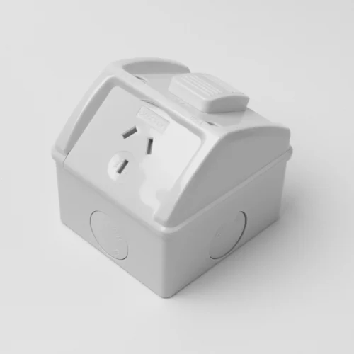 Single weatherproof socket IP53 - Image 1