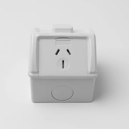 Single weatherproof socket 15A IP53 - Image 2