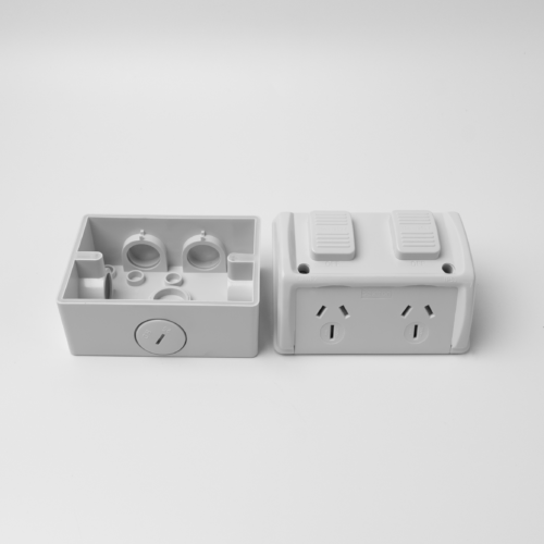 Double weatherproof socket 15A IP53 - Image 3