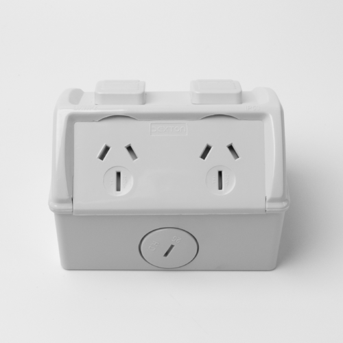 Double weatherproof socket 15A IP53 - Image 2