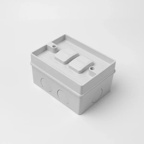 Two gang weatherproof switch IP53