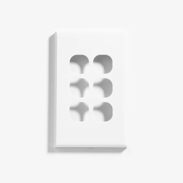 Standard 6 gang cover & plate only