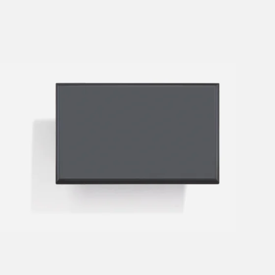 Black standard blank plate - Image 1