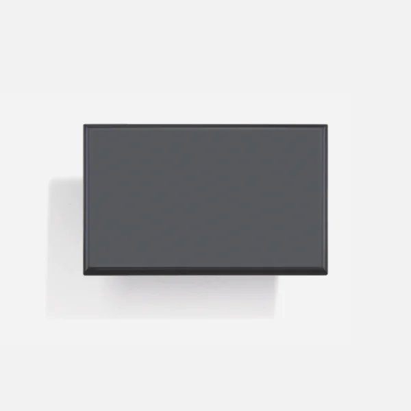 Black standard blank plate