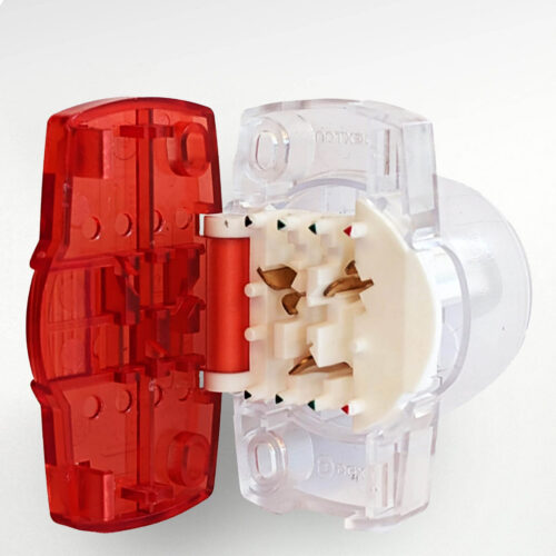 Single socket plug base, EzyFix, 250V 10A (4000pcs BULK BUY) - Image 2