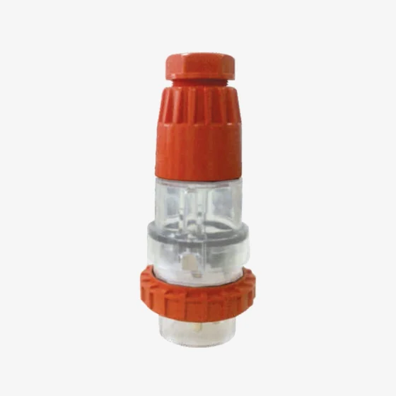 Straight plug 10A 5 round pins - Image 1