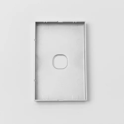 Standard one gang silver switch cover - Image 2
