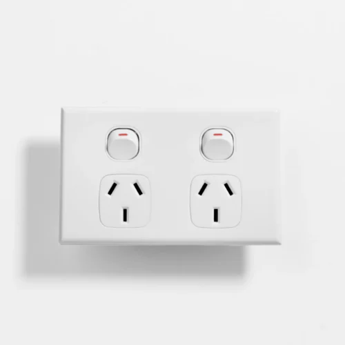 Slim double power point 10A - Image 1