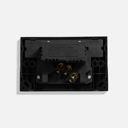 Matte Black double power point with double USB + C type (4.2A) (50pcs BULK BUY) - Image 4