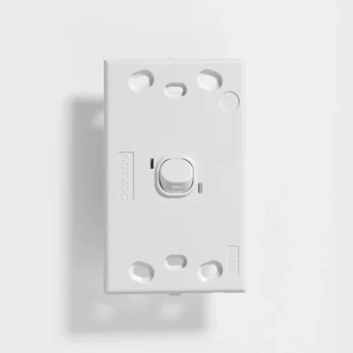 Slim one gang two way switch 16A vertical - Image 2
