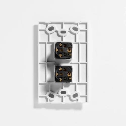 Slim two gang switch 16A vertical - Image 4