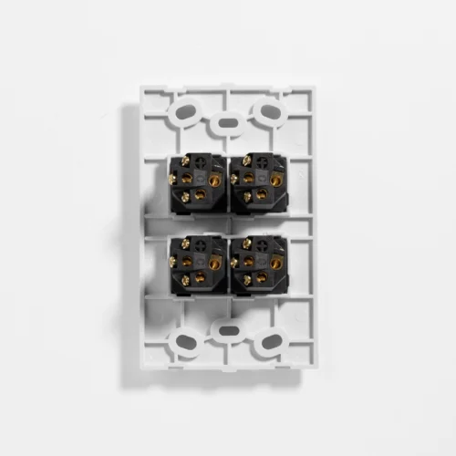 Slim four gang switch 16A vertical - Image 3