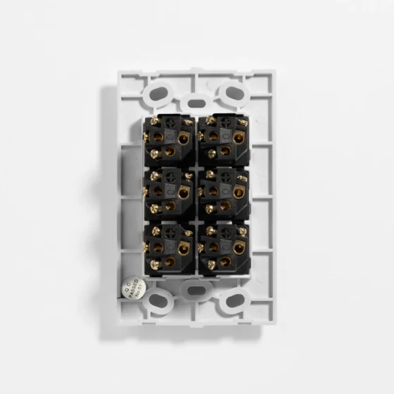 Slim six gang switch 16A vertical - Image 4