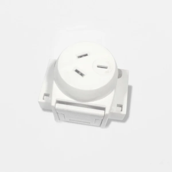 Single socket plug base, EzyFix, 250V 10A (2000pcs BULK BUY)
