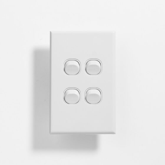 Standard four gang switch vertical - Image 1